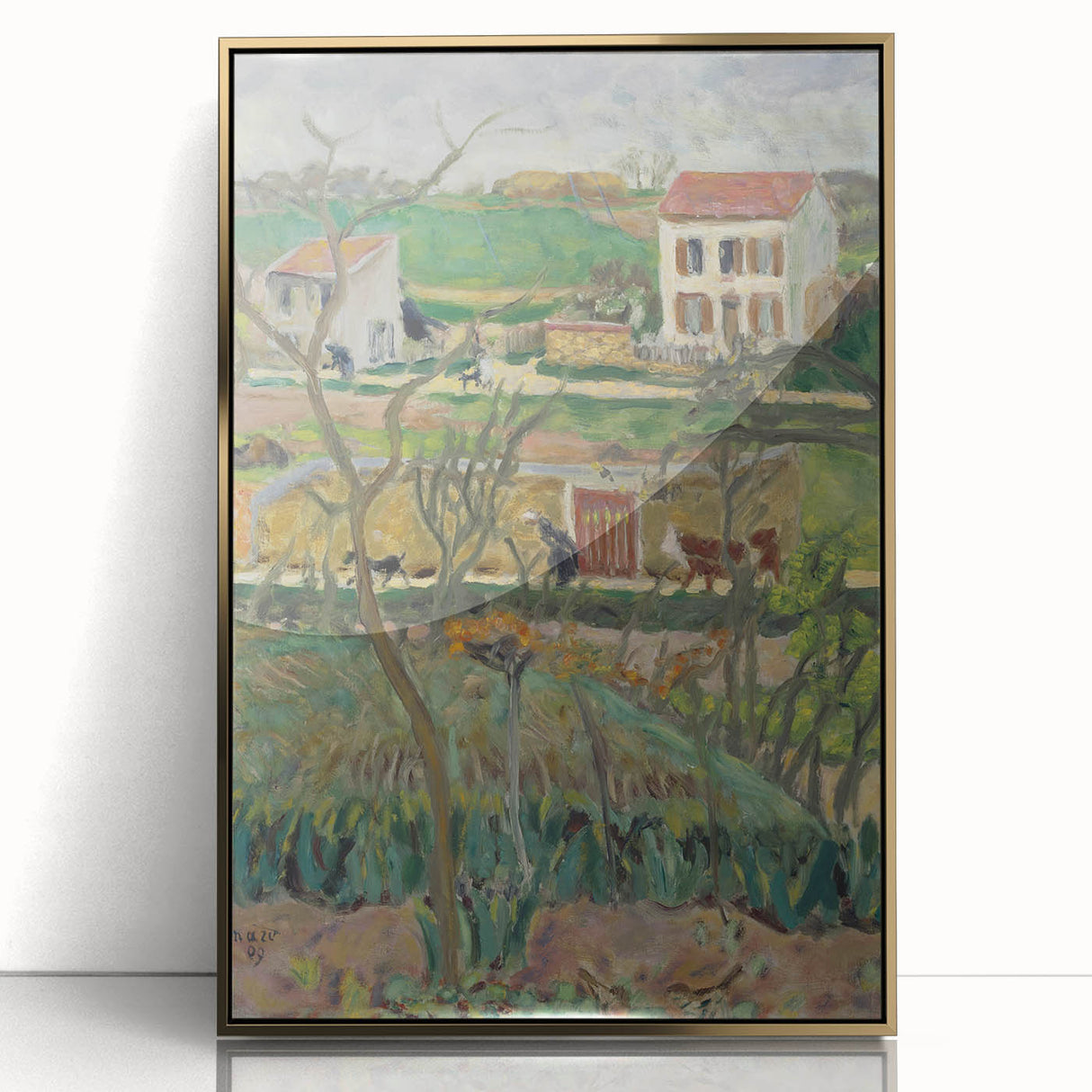Rainy Landscape: Weathered Charm by Pierre Bonnard (1909)