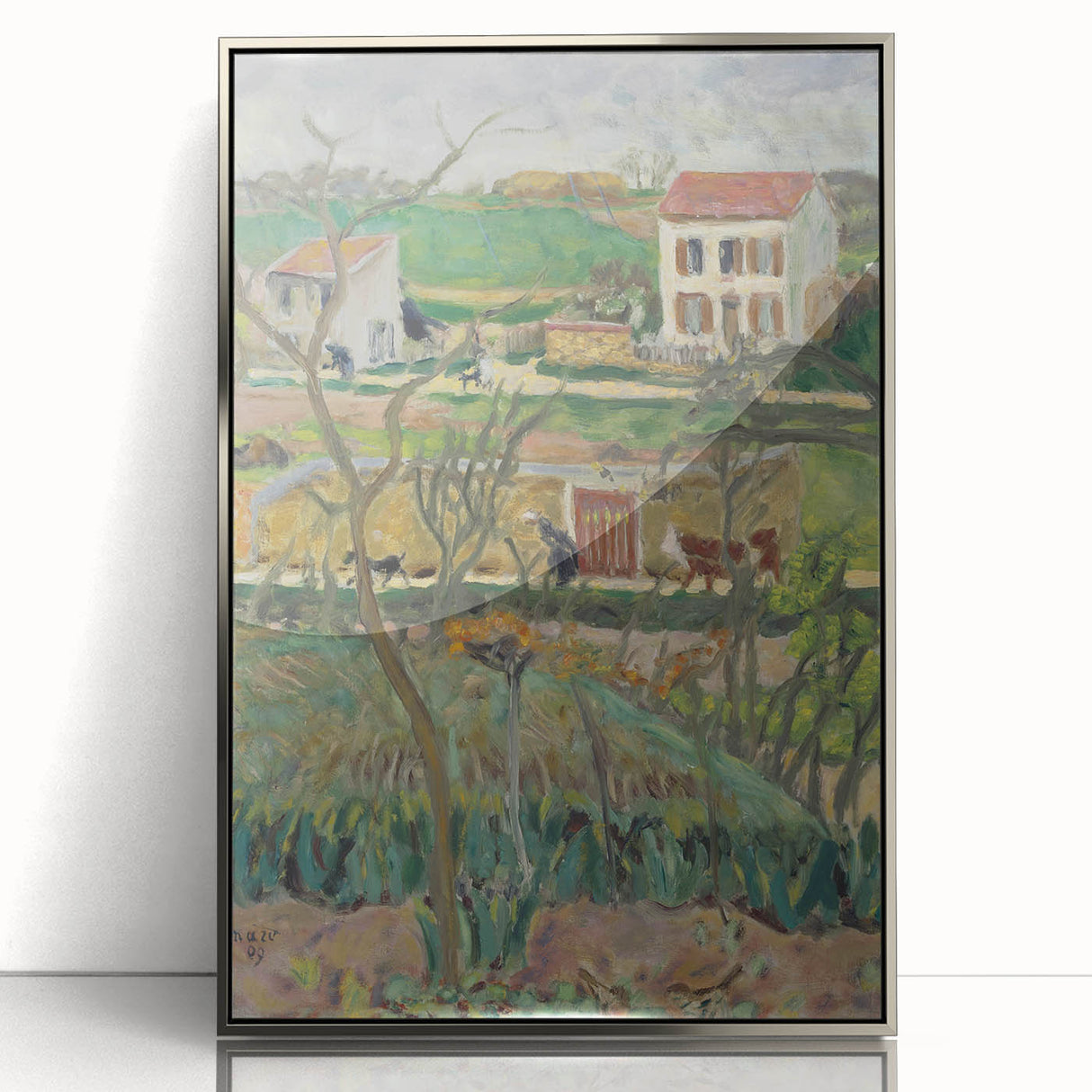 Rainy Landscape: Weathered Charm by Pierre Bonnard (1909)