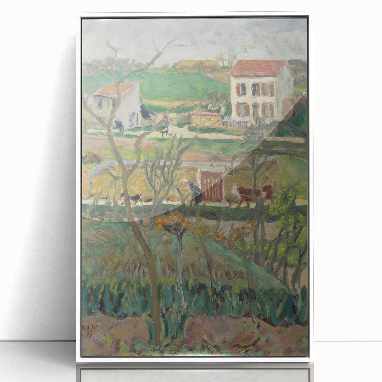 Rainy Landscape: Weathered Charm by Pierre Bonnard (1909)