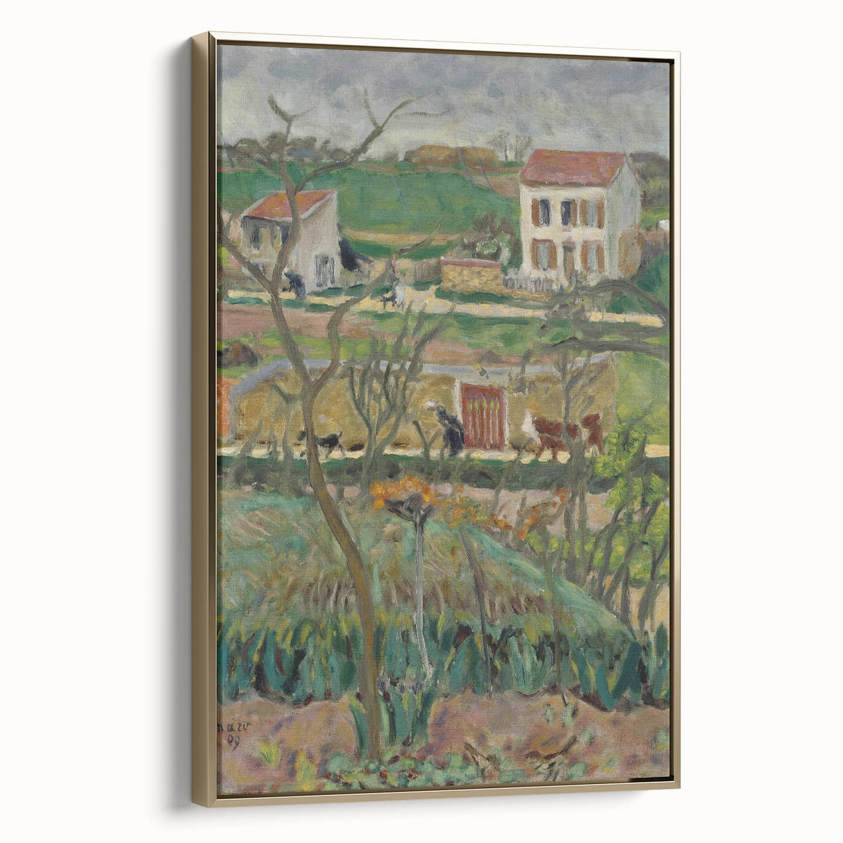 Rainy Landscape: Weathered Charm by Pierre Bonnard (1909)
