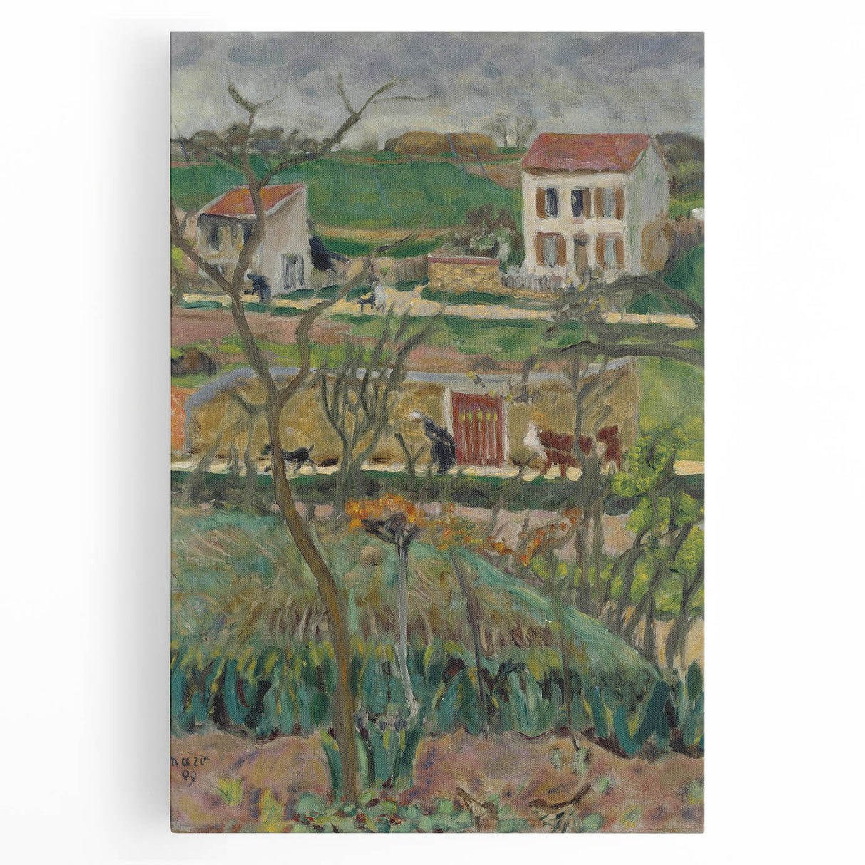 Rainy Landscape: Weathered Charm by Pierre Bonnard (1909)