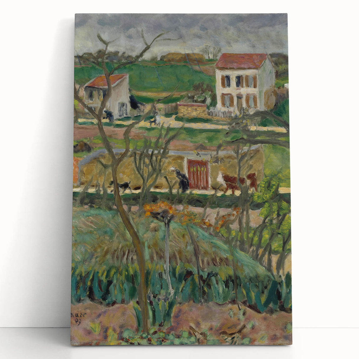 Rainy Landscape: Weathered Charm by Pierre Bonnard (1909)