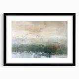 Calm Coastal Landscape - Minimalist Abstract Ocean Canvas Wall Art