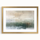 Calm Coastal Landscape - Minimalist Abstract Ocean Canvas Wall Art