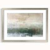 Calm Coastal Landscape - Minimalist Abstract Ocean Canvas Wall Art