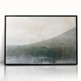 Calm Coastal Landscape - Minimalist Abstract Ocean Canvas Wall Art