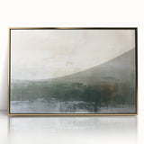 Calm Coastal Landscape - Minimalist Abstract Ocean Canvas Wall Art