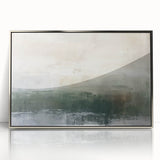 Calm Coastal Landscape - Minimalist Abstract Ocean Canvas Wall Art