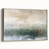 Calm Coastal Landscape - Minimalist Abstract Ocean Canvas Wall Art