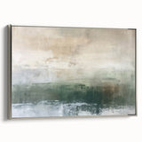 Calm Coastal Landscape - Minimalist Abstract Ocean Canvas Wall Art