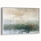 Calm Coastal Landscape - Minimalist Abstract Ocean Canvas Wall Art