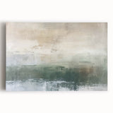 Calm Coastal Landscape - Minimalist Abstract Ocean Canvas Wall Art