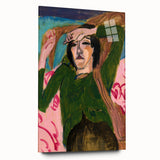 Expressionist Art: Woman in the Green Blouse by Kirchner Print
