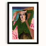 Expressionist Art: Woman in the Green Blouse by Kirchner Print