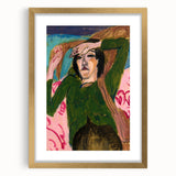 Expressionist Art: Woman in the Green Blouse by Kirchner Print