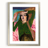 Expressionist Art: Woman in the Green Blouse by Kirchner Print