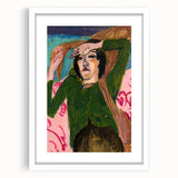 Expressionist Art: Woman in the Green Blouse by Kirchner Print