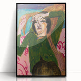Expressionist Art: Woman in the Green Blouse by Kirchner Print