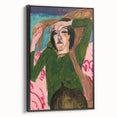 Expressionist Art: Woman in the Green Blouse by Kirchner Print