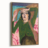 Expressionist Art: Woman in the Green Blouse by Kirchner Print