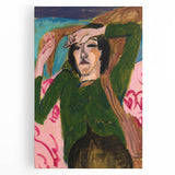 Expressionist Art: Woman in the Green Blouse by Kirchner Print