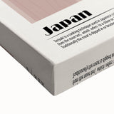 Large art of a black and white landscape painting featuring a variety of detailed food dishes on a stretched canvas.