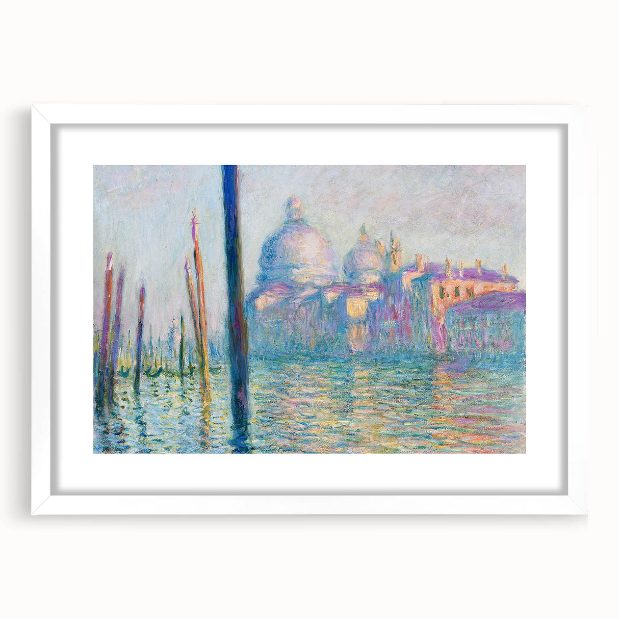 Impressionist Venice Scene - Monet's Le Grand Canal, Elegant Print