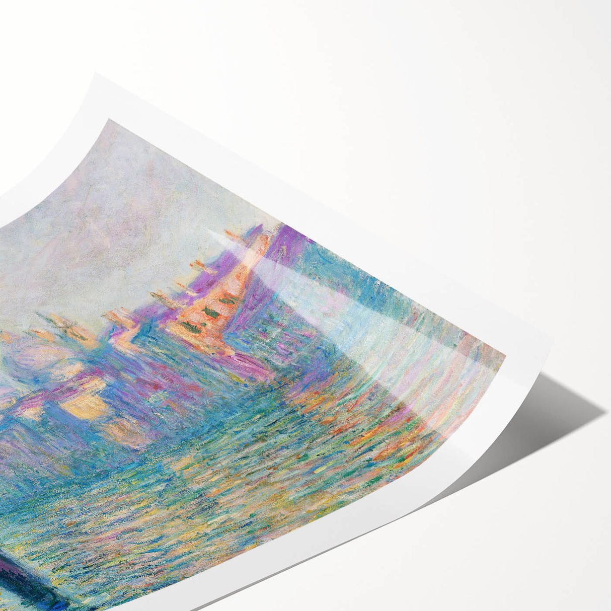 Impressionist Venice Scene - Monet's Le Grand Canal, Elegant Print