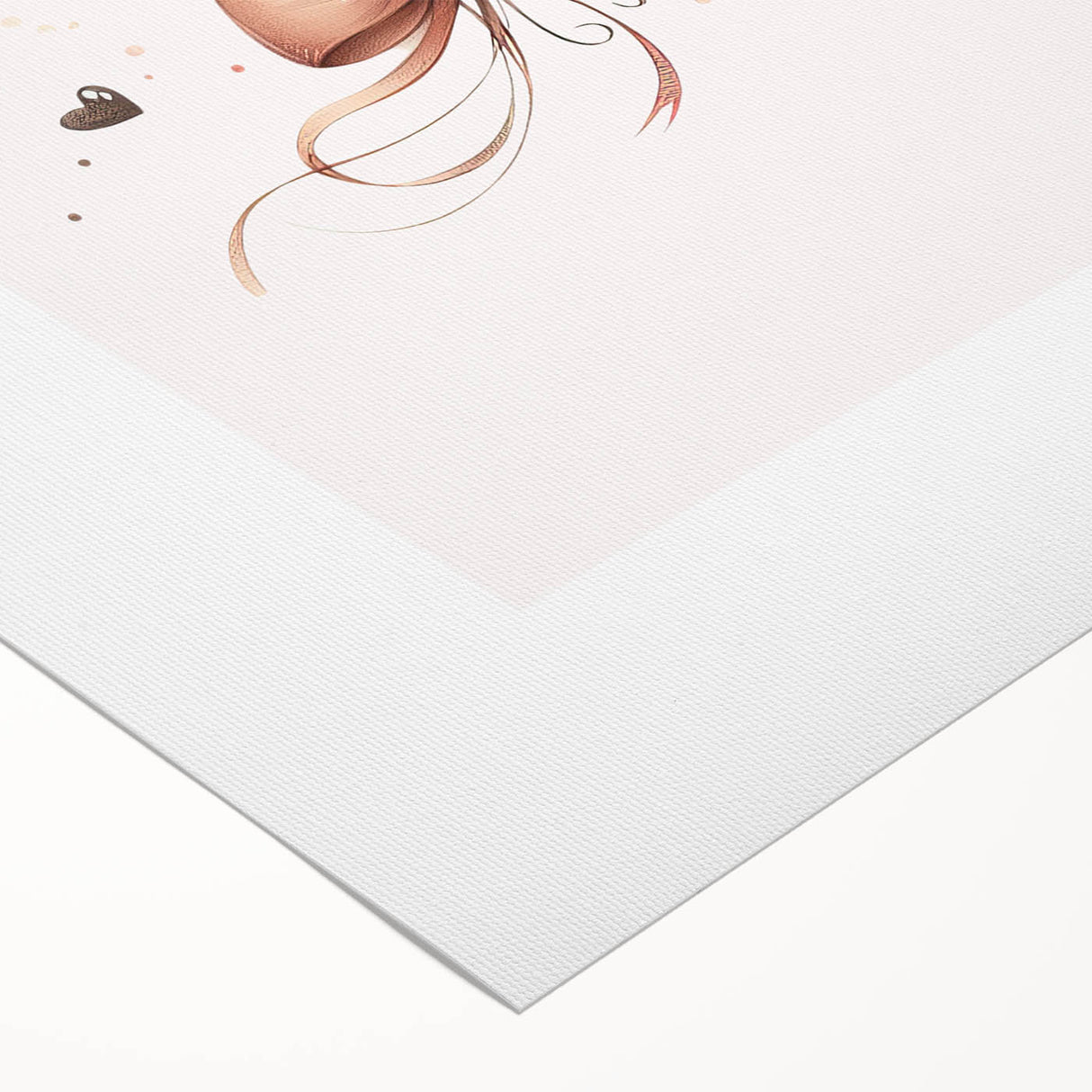 Girls Bedroom Art - Elegant Balloons and Bow Kids Room Decor