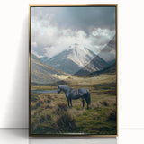 Framed acrylic artwork showcasing a serene landscape of golden fields, featuring vibrant colors and intricate details, perfect for home decor enhancement.