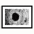 Extra large abstract art print featuring vibrant, textured swirls of multicolored paint on a black framed canvas.
