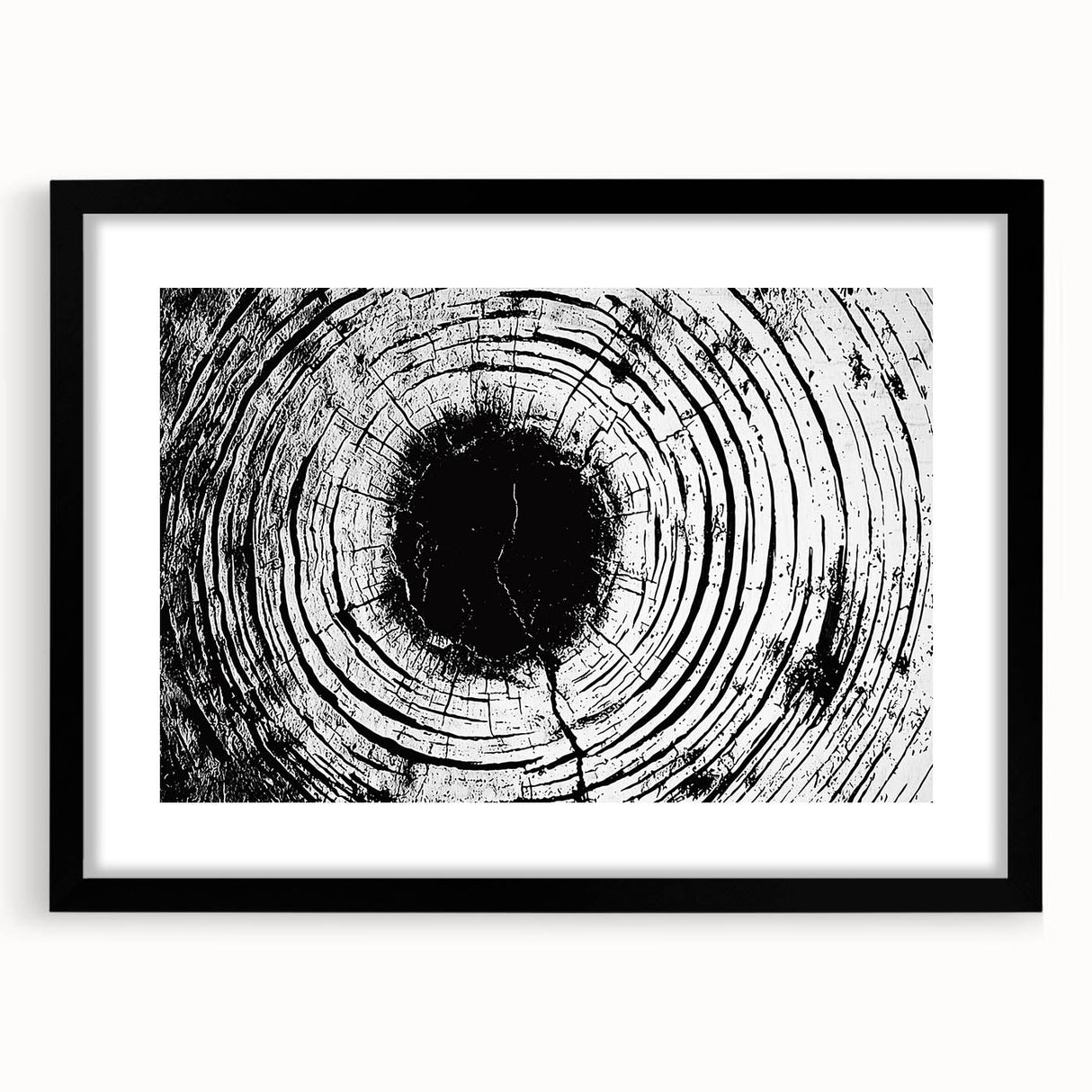 Extra large abstract art print featuring vibrant, textured swirls of multicolored paint on a black framed canvas.