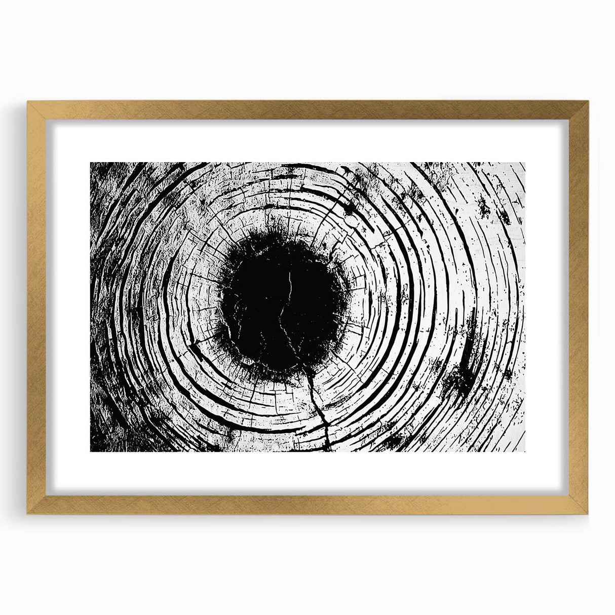 Extra large abstract art print featuring textured swirls in earth tones, framed in gold, ideal for living room decor.