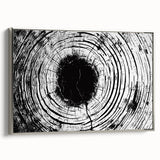 Framed canvas depicting a landscape art painting with colorful foliage and a black background, ideal for living room decor.