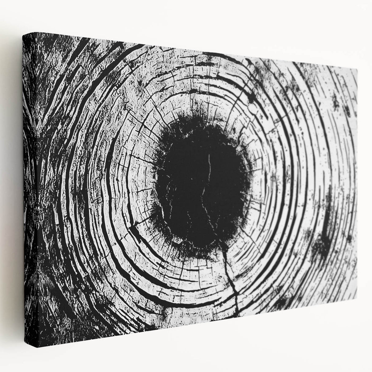 Close-up of green leaves on a stretched canvas, ideal for kitchen wall art.