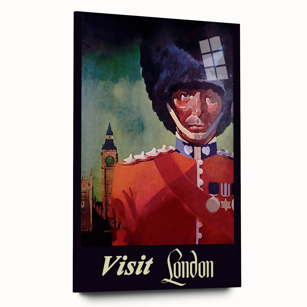 Retro London Guard Travel Poster – Vintage Prints & Nostalgic Art