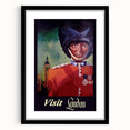 Retro London Guard Travel Poster – Vintage Prints & Nostalgic Art