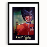 Retro London Guard Travel Poster – Vintage Prints & Nostalgic Art