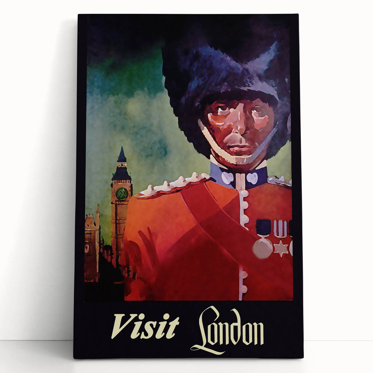 Retro London Guard Travel Poster – Vintage Prints & Nostalgic Art