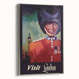 Retro London Guard Travel Poster – Vintage Prints & Nostalgic Art