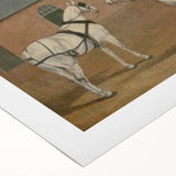 Realism Art Prints - Grey Carriage Horses by John Frederick Herring