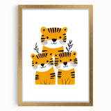 Adorable Tiger Trio – Boys Room Wall Art for Kids