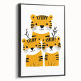 Adorable Tiger Trio – Boys Room Wall Art for Kids