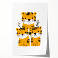 Adorable Tiger Trio – Boys Room Wall Art for Kids