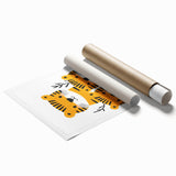 Adorable Tiger Trio – Boys Room Wall Art for Kids