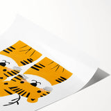 Adorable Tiger Trio – Boys Room Wall Art for Kids