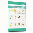 Classroom Educational Posters - Musical Instruments Chart