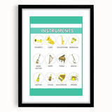 Classroom Educational Posters - Musical Instruments Chart