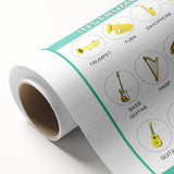 Classroom Educational Posters - Musical Instruments Chart