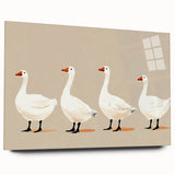 Minimalist Goose Nursery Wall Art - Framed Baby Art Prints